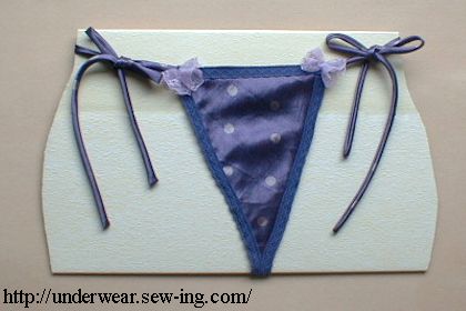 Thong from tie